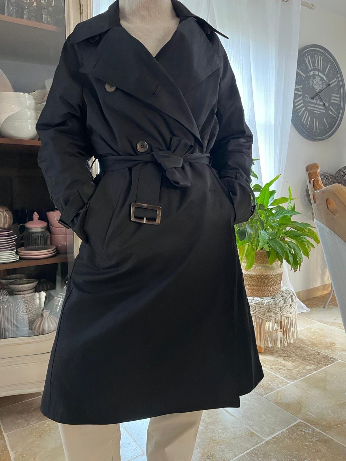 trench long ceinturé – coupe classique & doublure confort trench long ceinturé – coupe classique & doublure confort